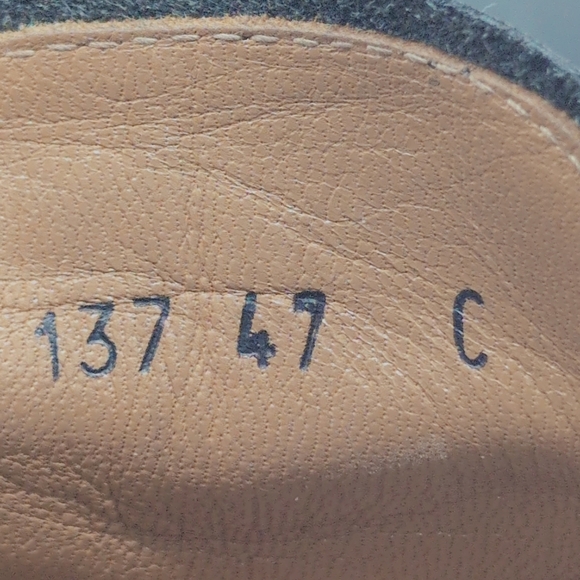 Taryn Rose Sz 13 / 47 Men's Black Leather Dress Shoes Square Toe - Picture 2 of 11